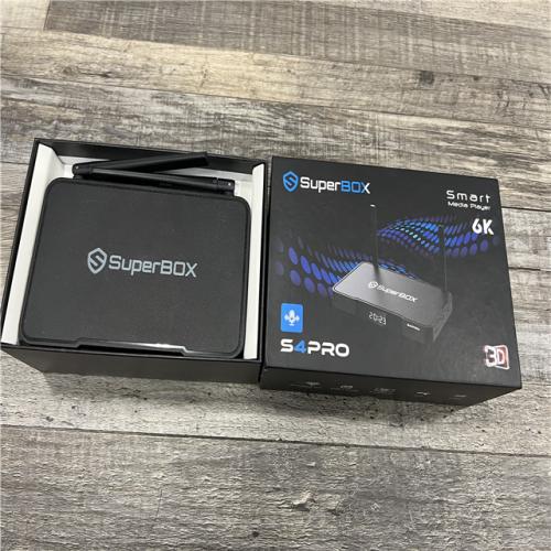 AS-IS SuperBox S4 PRO Media Player W/ Bluetooth Voice