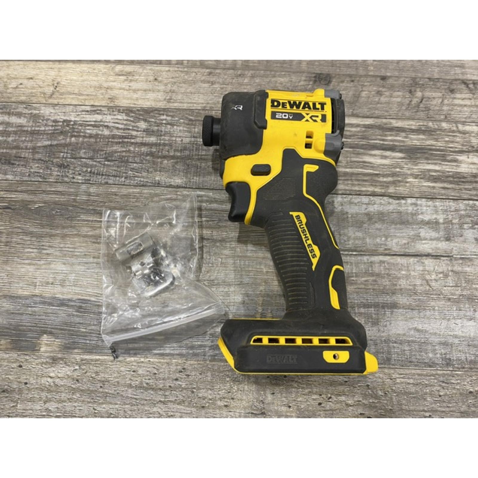 AS-IS DEWALT 20V XR Brushless Cordless 1/4 in. Quiet Hydraulic Impact Driver (Tool-Only)