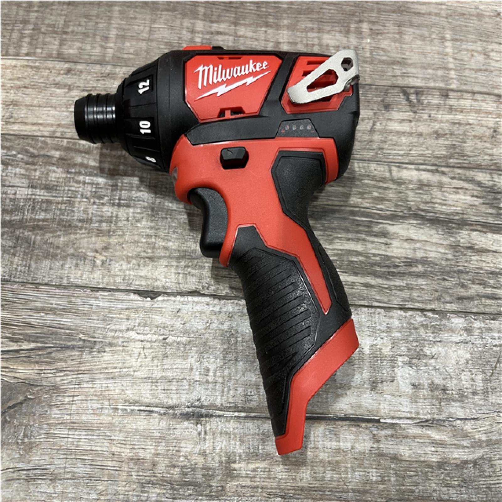 AS-IS Milwaukee 12V Lithium-Ion Cordless 1/4 in. Hex Screwdriver Kit