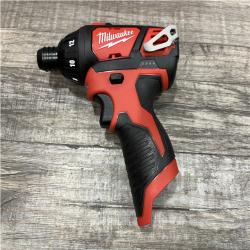 AS-IS Milwaukee 12V Lithium-Ion Cordless 1/4 in. Hex Screwdriver Kit