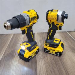 GOOD DEWALT 20V MAX XR Hammer Drill and ATOMIC Impact Driver 2 Tool Cordless Combo Kit with (2) 4.0Ah Batteries, Charger, and Bag