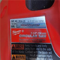 HOUSTON LOCATION - AS-IS Milwaukee M18 FUEL 7-1/4 Inch Circular Saw (Bare Tool)