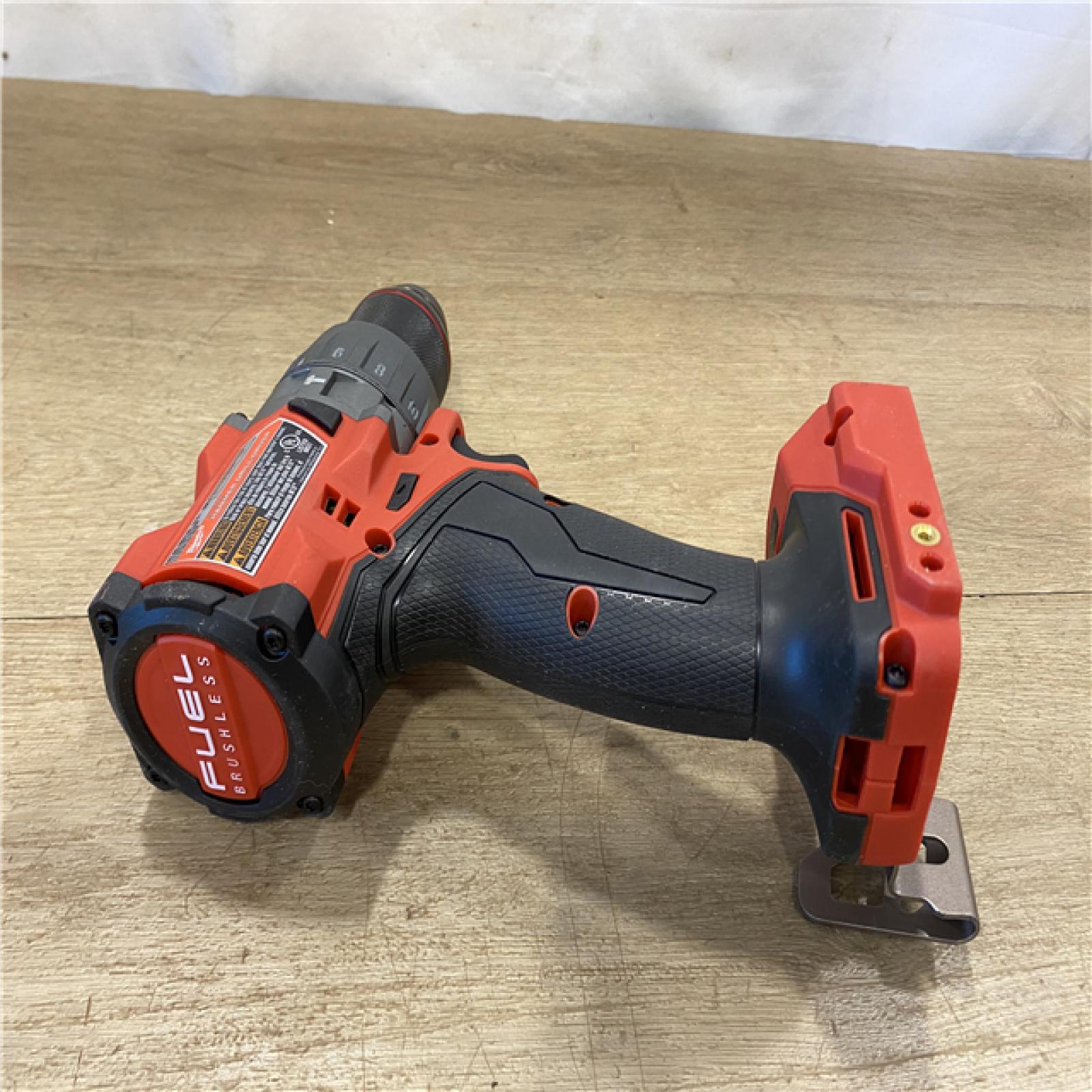 AS-IS Milwaukee FUEL 18V Lithium-Ion Brushless Cordless 1/2 in. Hammer Drill/Driver (Tool-Only)