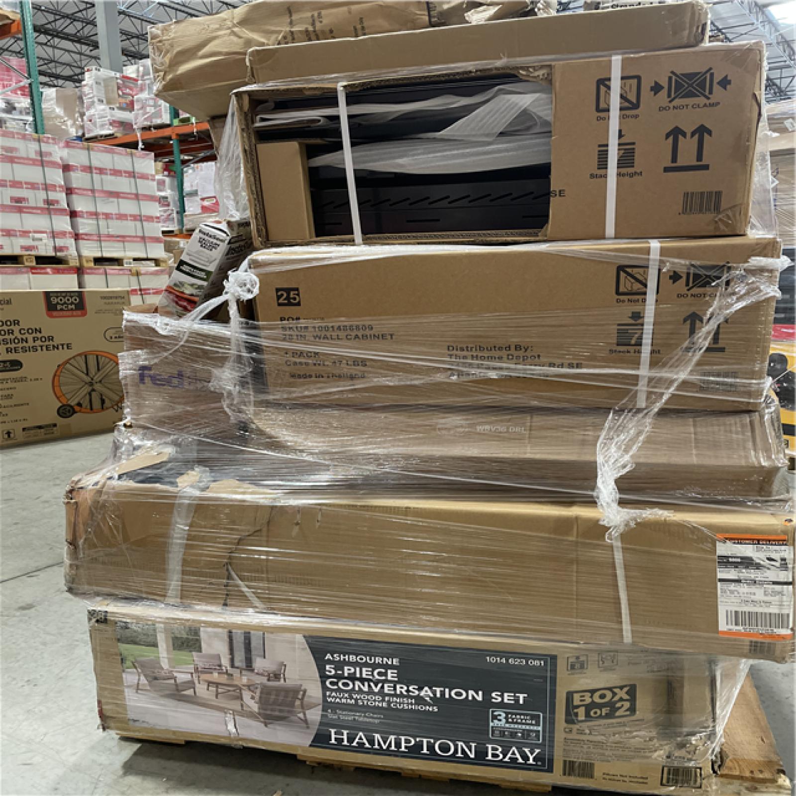 DALLAS LOCATION - AS-IS HOME IMPROVEMENT PALLET
