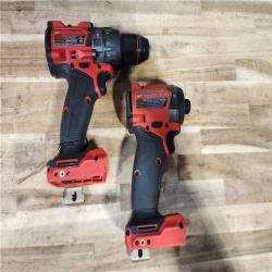 HOUSTON LOCATION - AS-IS Milwaukee FUEL 18V Lithium-Ion Brushless Cordless Hammer Drill and Impact Driver Combo Kit