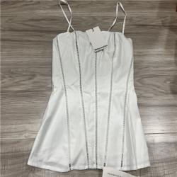 Reformation Hilda Top - Bright White - SZ 2