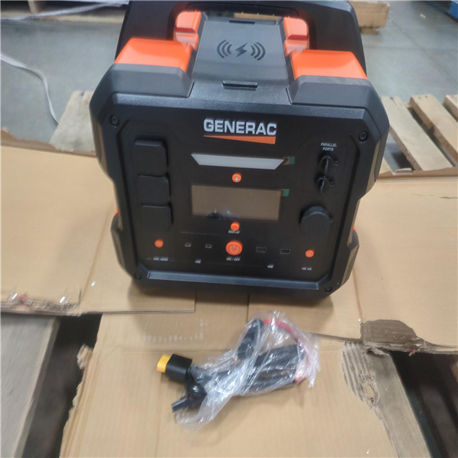 CALIFORNIA AS-IS GENERAC PORTABLE POWER station