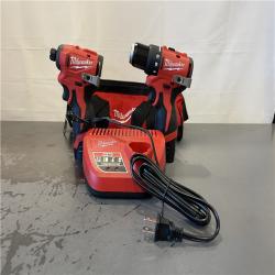 AS-IS- Milwaukee M12 Cordless Brushless 2 Tool Combo Kit