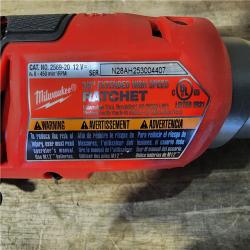 HOUSTON LOCATION - AS-IS Milwaukee 2569-20 12V Cordless 3/8 Extended Reach High Speed Ratchet (Tool Only)
