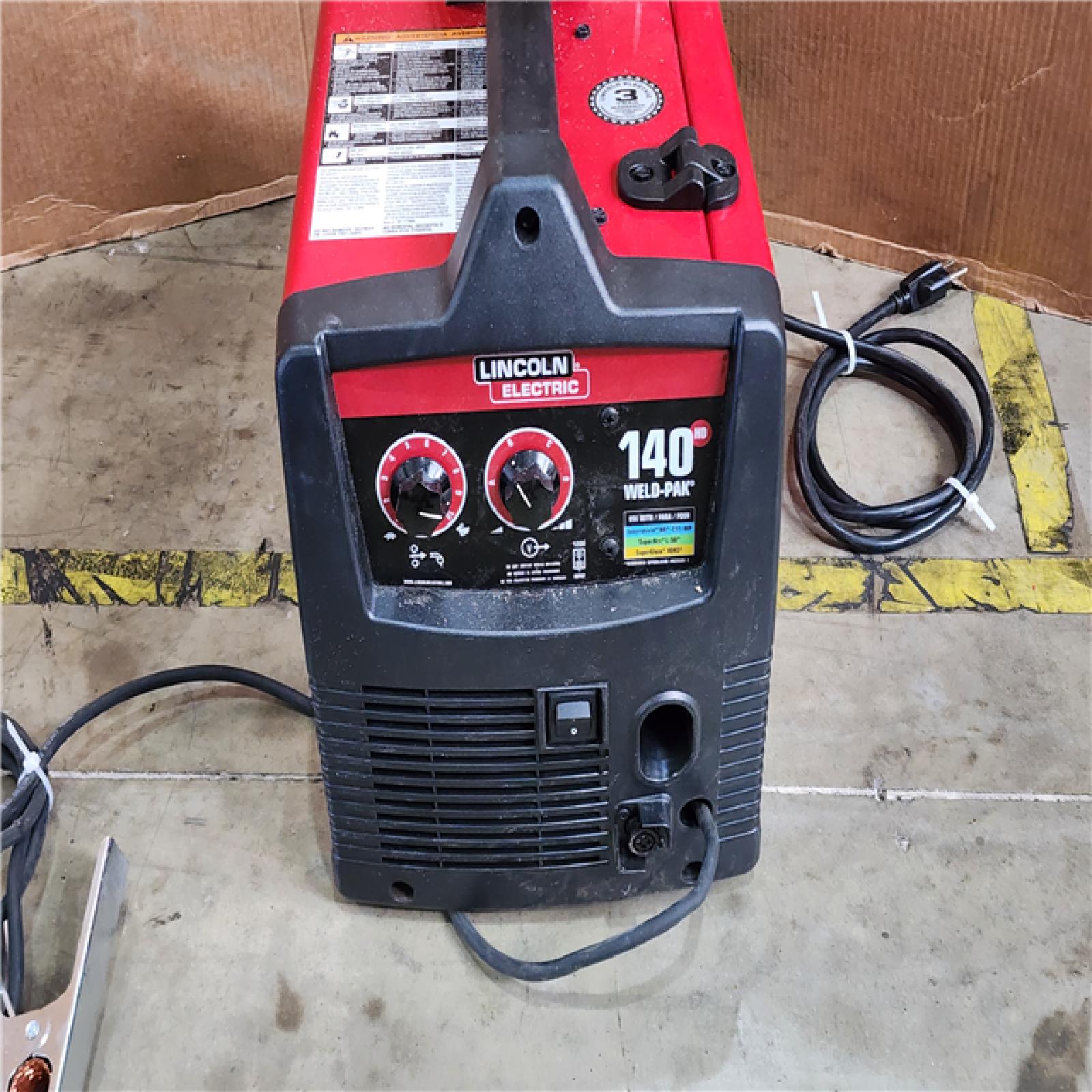 HOUSTON LOCATION - AS-IS Lincoln Electric 140 amp weld pak 140hd