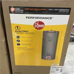 DALLAS LOCATION- Rheem Performance 50 Gal. Electric Water Heater PALLET (4 Units)