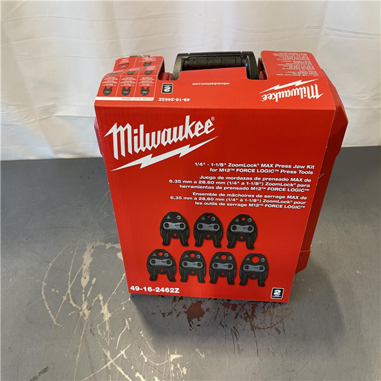 New! - Milwaukee 1/4 in. - 1-1/8 in. ZoomLock MAX Press Jaw Kit for M12 FORCE LOGIC Press Tool