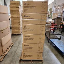 Phoenix Location NEW Seasons Stainless Steel Undermount 31.5 18G Double Bowl Offset Sink Pallet (12 Total) (SEALED)