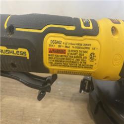 AS-IS DEWALT ATOMIC 20V MAX Cordless 4-1/2 in. Angle Grinder with Paddle Switch (Tool Only)