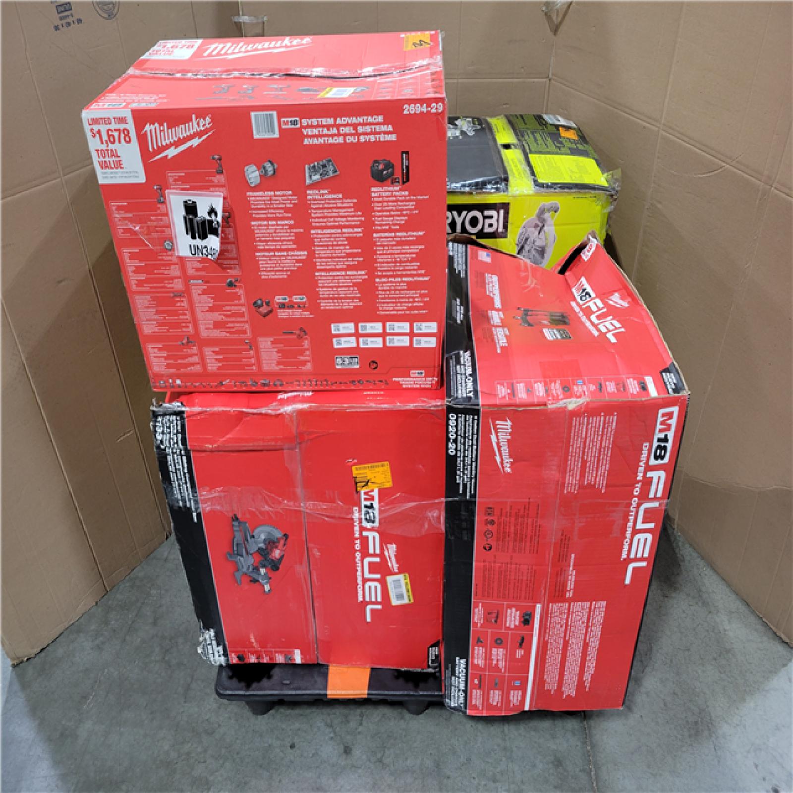 CALIFORNIA AS-IS TOOL PALLET