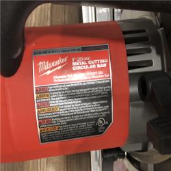 AS-IS Milwaukee FUEL 18V 8 in. Lithium-Ion Brushless Cordless Metal Cutting Circular Saw (Tool-Only)