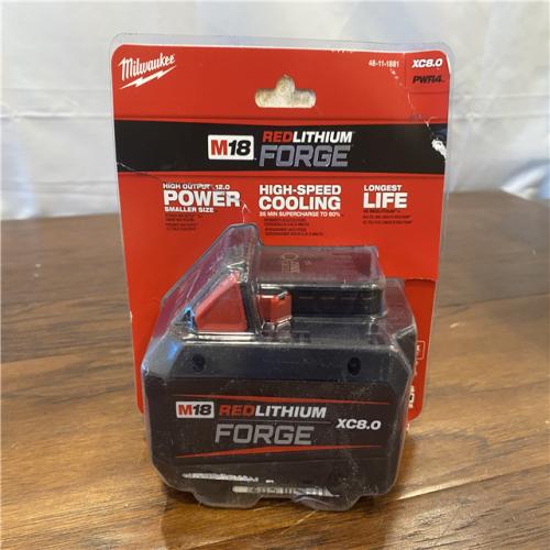 NEW! Milwaukee M18 18V Lithium-Ion REDLITHIUM FORGE XC 8.0 Ah Battery Pack
