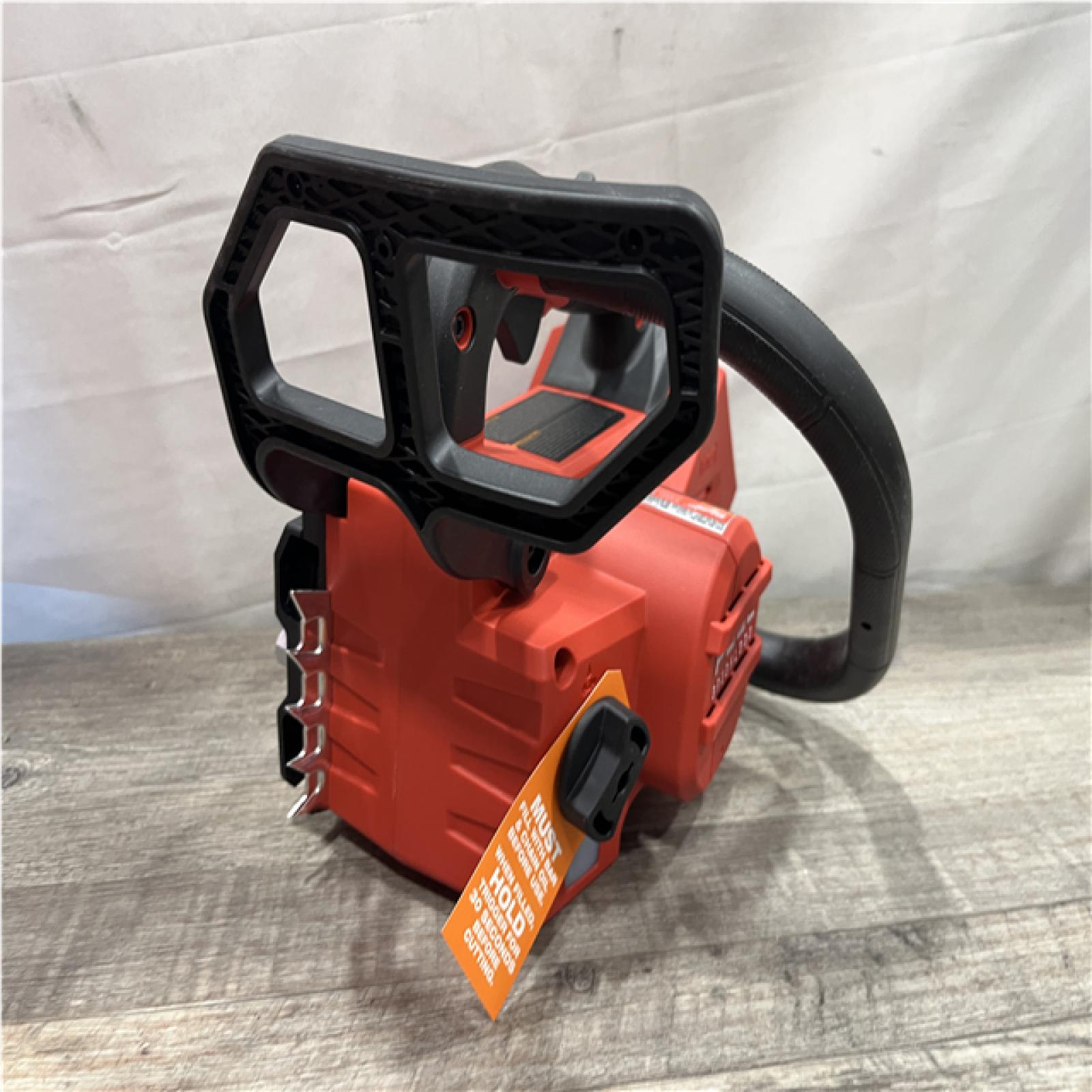 AS-IS Milwaukee FUEL 14 in. 18V Lithium-Ion Brushless Cordless Battery Top Handle Chainsaw (Tool Only)