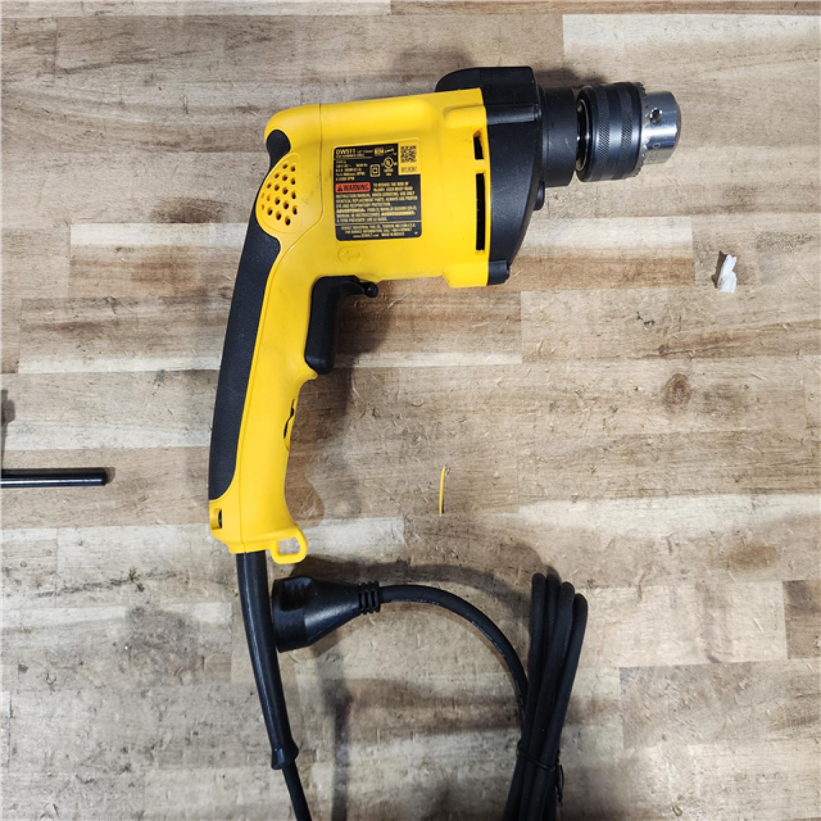 HOUSTON LOCATION - AS - IS DEWALT 7.8 Amp Corded 1/2 in. Variable Speed Reversible Hammer Drill
