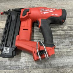 AS-IS Milwaukee FUEL 18-Volt Lithium-Ion Brushless Cordless Gen II 18-Gauge Brad Nailer (Tool-Only)