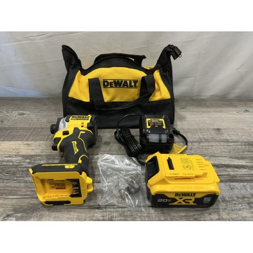 AS-IS DEWALT ATOMIC 20V MAX Lithium-Ion Cordless 1/4 in. Brushless Impact Driver Kit