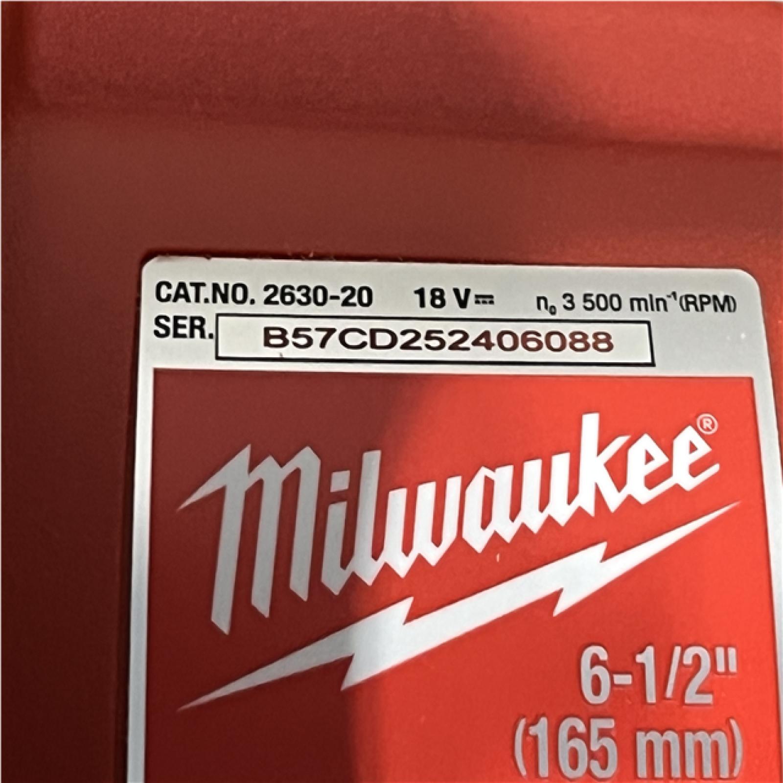 AS-IS Milwaukee 18V Lithium-Ion Cordless 6-1/2 in. Circular Saw (Tool-Only)