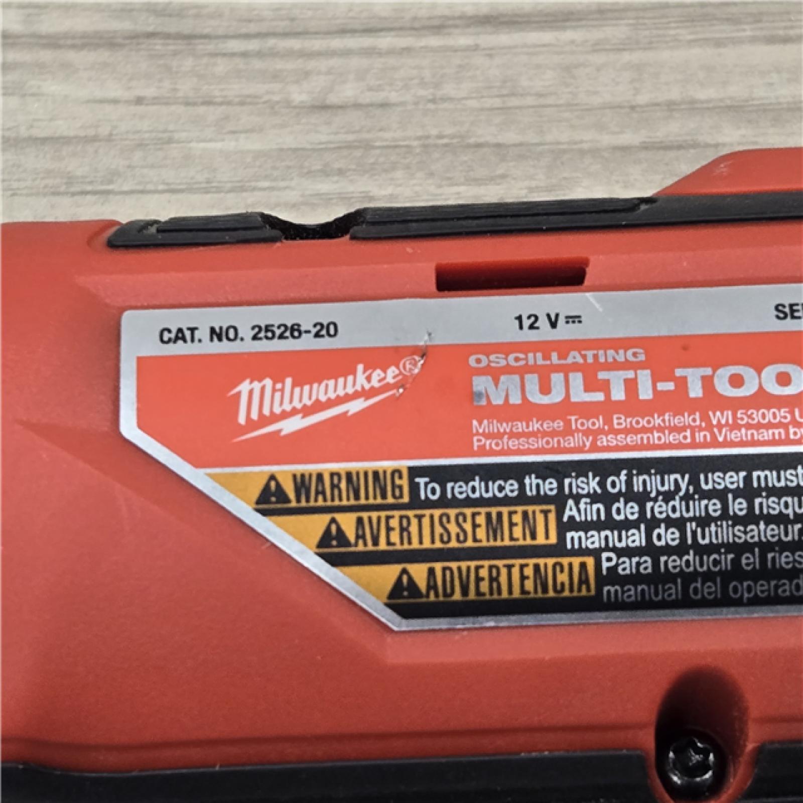 AS-IS Milwaukee M12 FUEL 12V Cordless Oscillating Multi-Tool (Tool-Only)