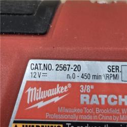 AS-IS Milwaukee FUEL 12V Cordless High Speed 3/8 in. Ratchet (Tool-Only)