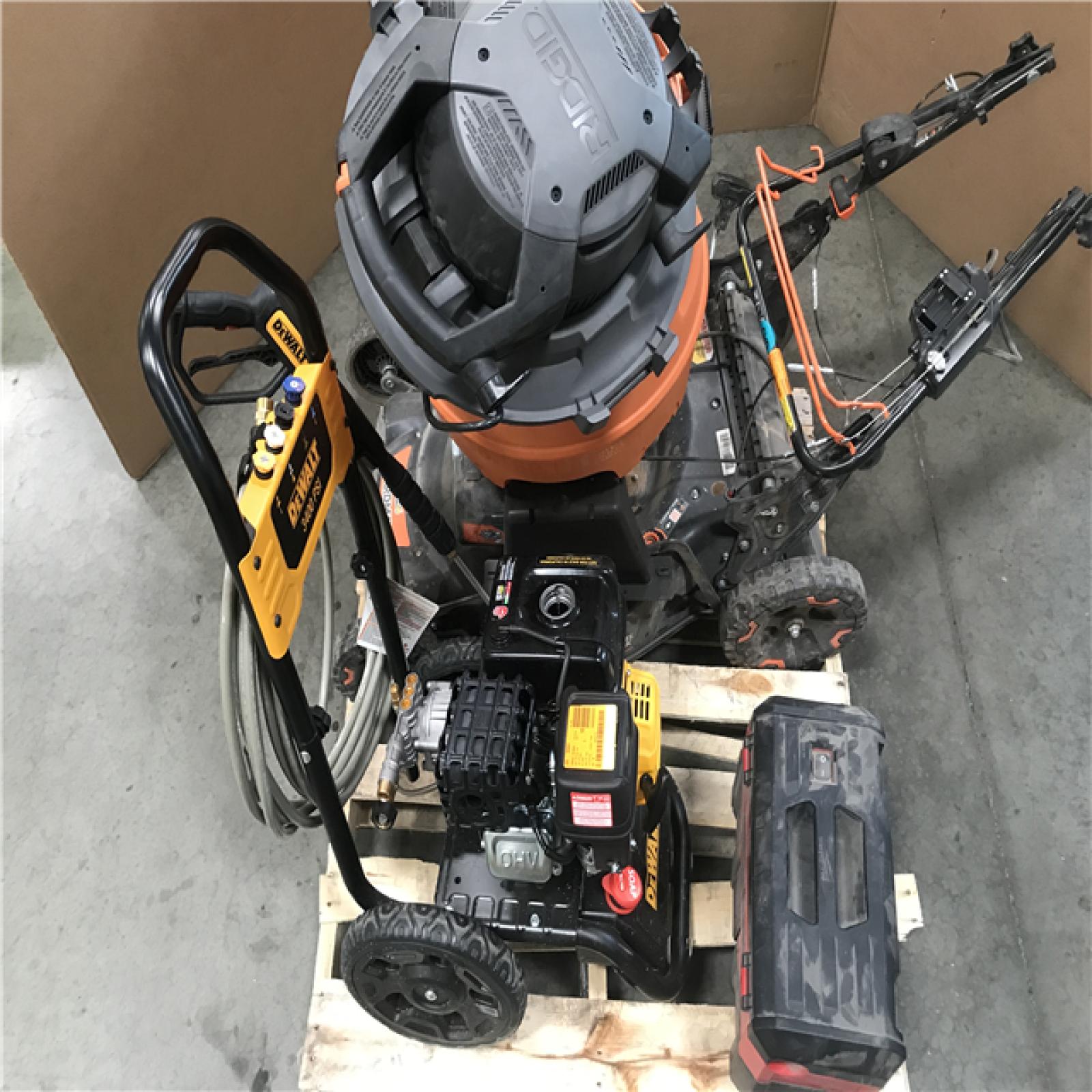 CALIFORNIA AS-IS OUTDOOR POWER EQUIPMENT