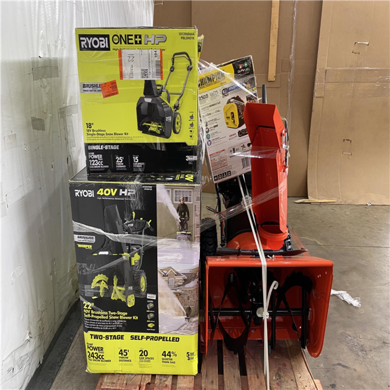 Houston Location - AS-IS Outdoor Power Equipment