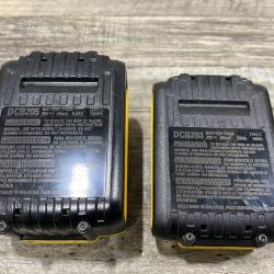 AS-IS DEWALT 20V MAX Lithium-Ion Battery Kit with 5.0Ah and 2.0Ah Battery and Charger