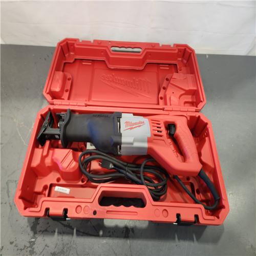 AS-IS- Milwaukee 12 Amp SAWZALL Reciprocating Saw with Case