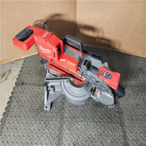 HOUSTON LOCATION - AS-IS Milwaukee M18 FUEL Brushless Cordless 10 in. Dual Bevel Sliding Compound Miter Saw (Tool-Only)
