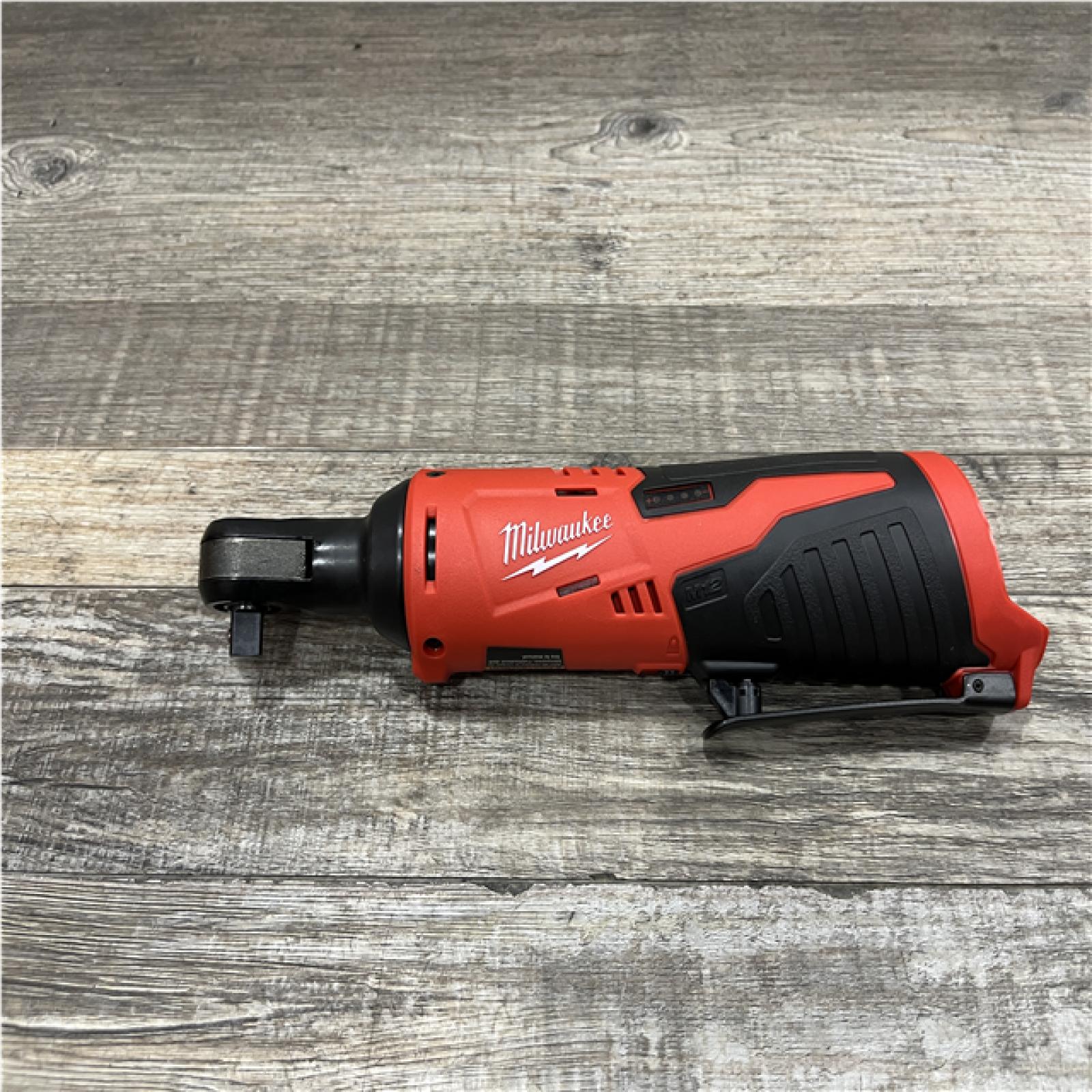 AS-IS Milwaukee 12V Lithium-Ion Cordless 3/8 in. Ratchet (Tool-Only)
