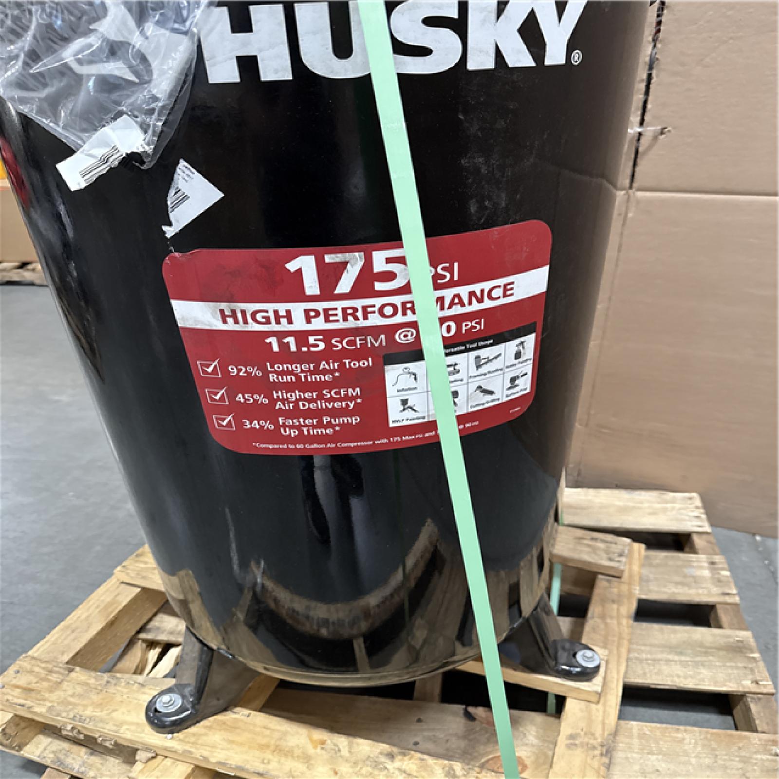 California AS-IS Husky 60 Gallon Air Compressor