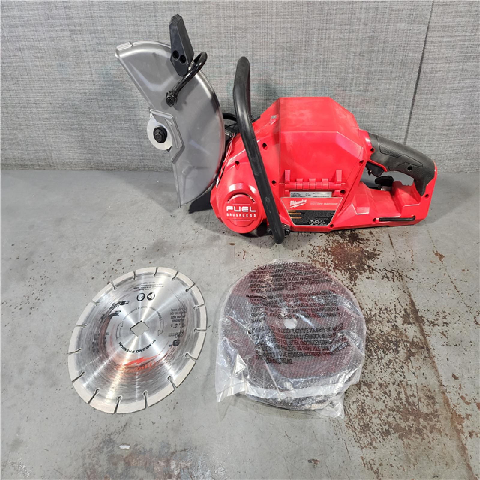HOUSTON LOCATION - AS-IS Milwaukee 2786-20 M18 FUEL Lithium-Ion 9 in. Cut-Off Saw W/ ONE-KEY (Tool Only)