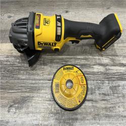 AS-IS DEWALT FLEXVOLT 60V MAX Cordless Brushless 4.5 in. to 6 in. Small Angle Grinder with Kickback Brake (Tool Only)