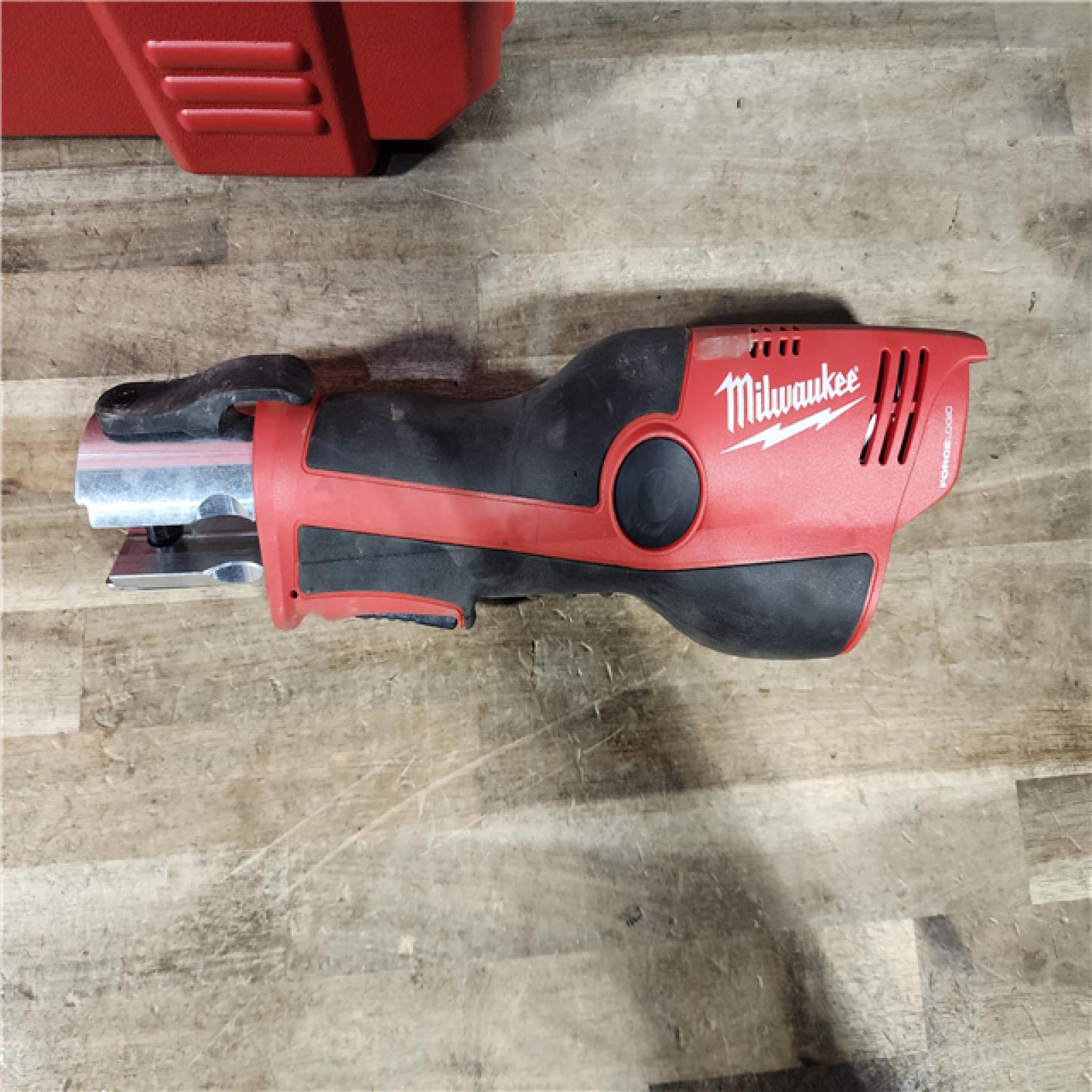 HOUSTON LOCATION - AS-IS M12 12-Volt Lithium-Ion Force Logic Cordless Press Tool Kit (3 Jaws Included) with Two 1.5 Ah Battery and Hard Case