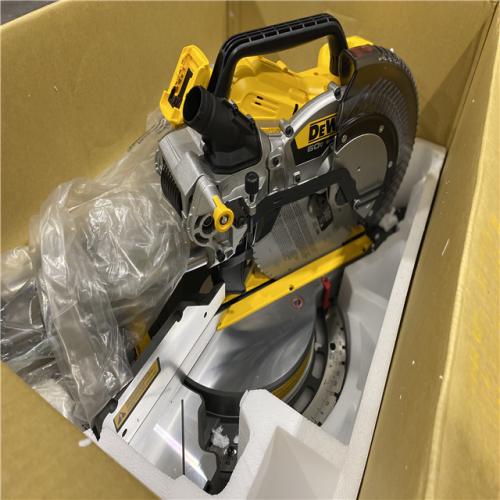 As-Is- DEWALT 60V Lithium-Ion 12 in. Cordless Sliding Miter Saw Kit with 9.0Ah Battery Pack