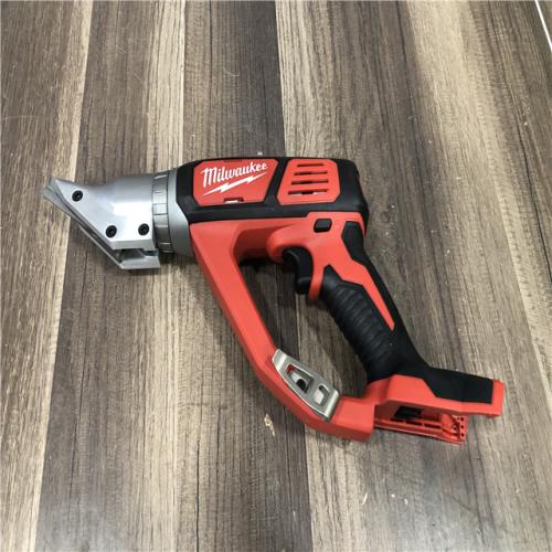 AS-IS Milwaukee 18-Volt Lithium-Ion Cordless 18-Gauge Double Cut Metal Shear (Tool-Only)