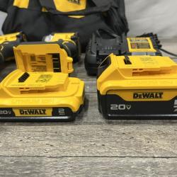 AS-IS DEWALT ATOMIC 20V MAX Lithium-Ion Cordless 2-Tool Combo Kit