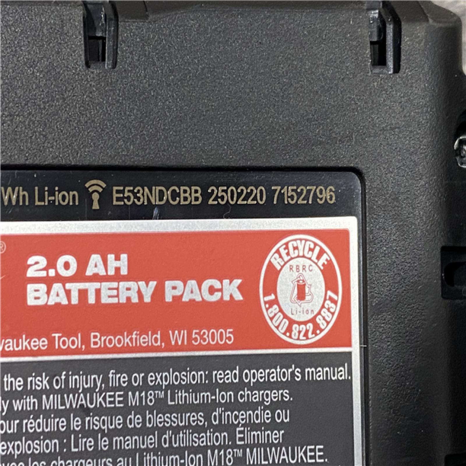 AS-IS Milwaukee 18V Lithium-Ion Brushless Cordless Compact Drill/Impact Combo Kit