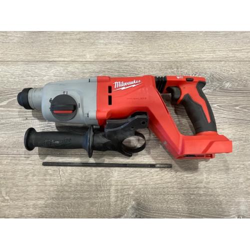 AS-IS Milwaukee 18V Lithium-Ion Brushless Cordless 1 in. SDS-Plus D-Handle Rotary Hammer (Tool-Only)