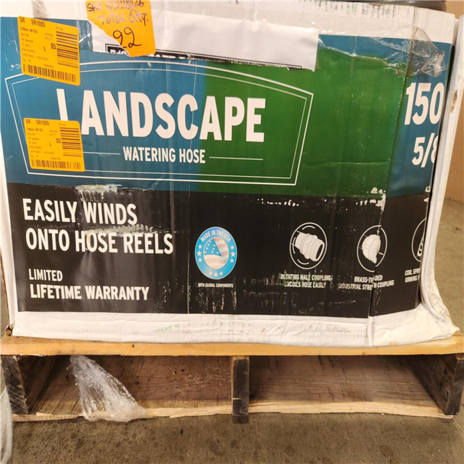 Phoenix NEW Flexon 5/8 in. Dia x 150 ft. Supreme Duty Water Hose Pallet (22-Hoses)