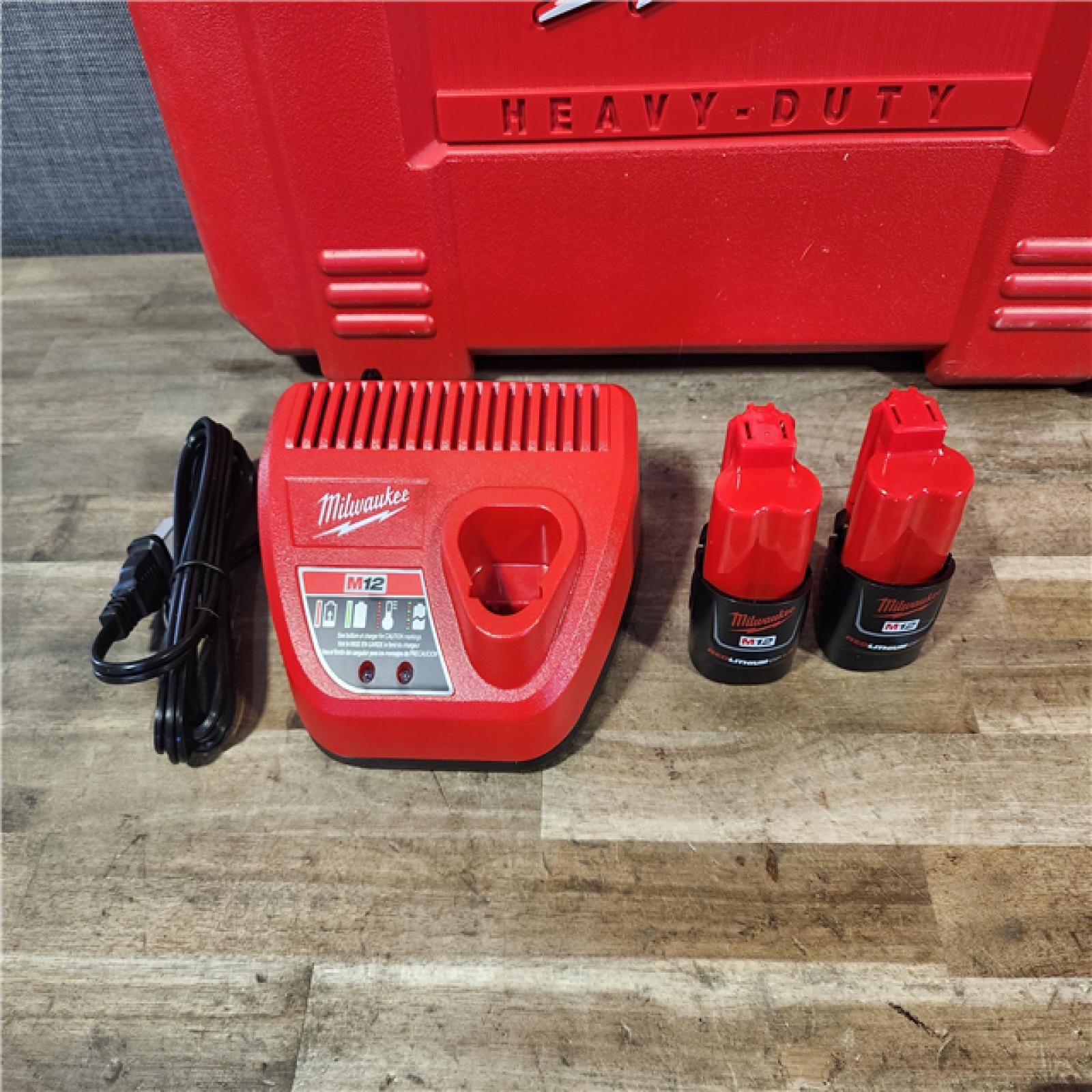 HOUSTON LOCATION - AS-IS M12 12-Volt Lithium-Ion Force Logic Cordless Press Tool Kit (3 Jaws Included) with Two Battery and Hard Case