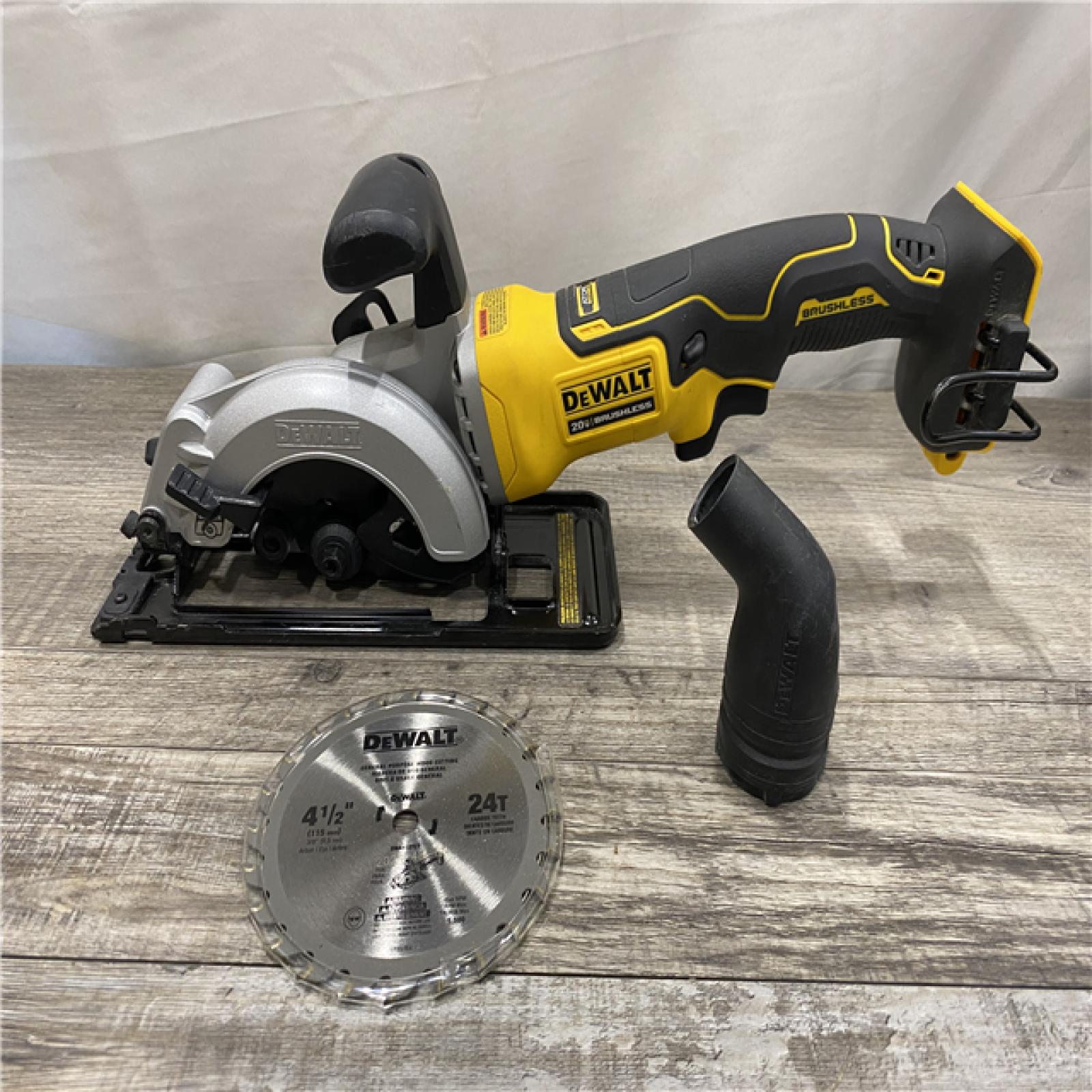 AS-IS DEWALT ATOMIC 20V MAX Cordless Brushless 4-1/2 in. Circular Saw (Tool Only)