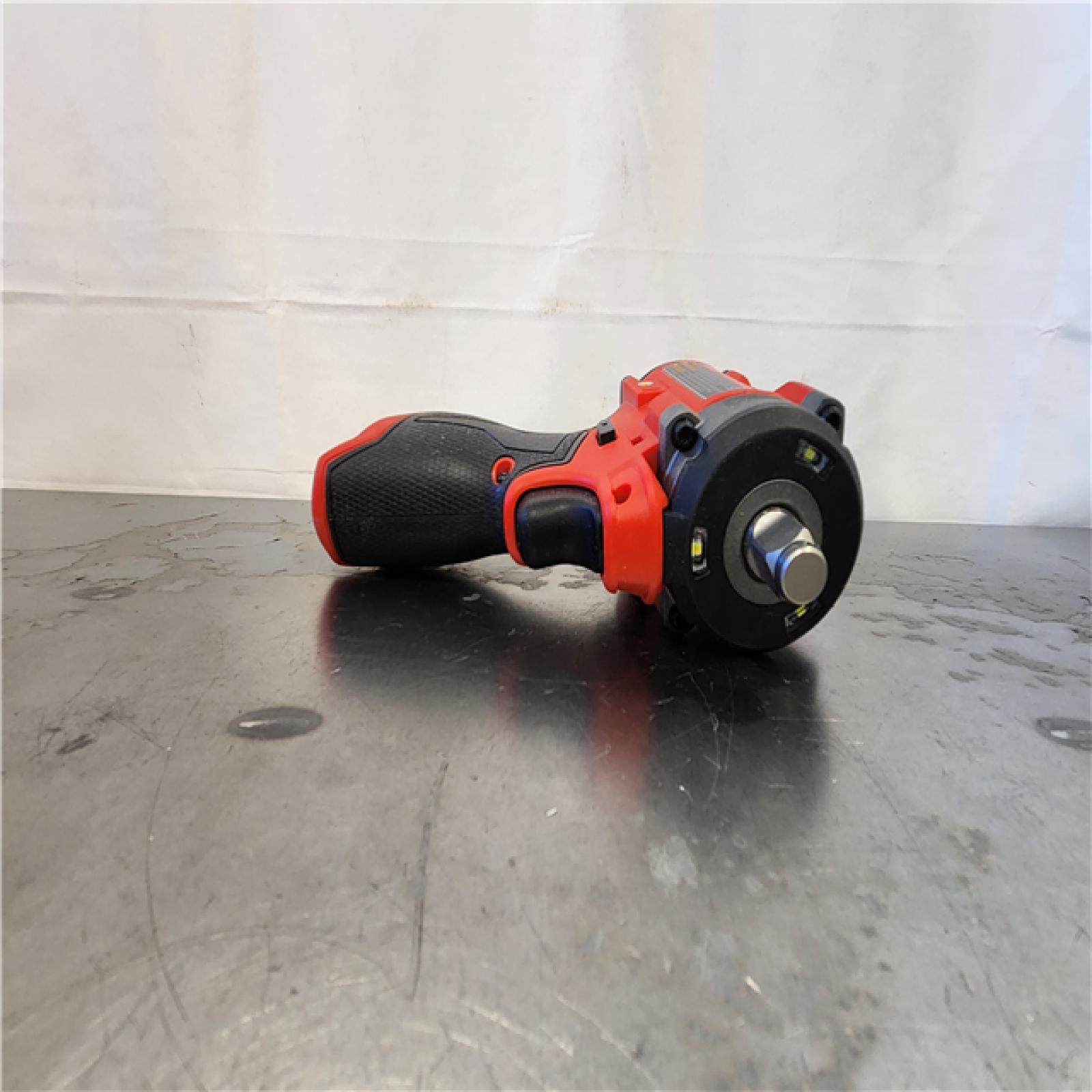 AS-IS- Milwaukee FUEL 12V Lithium-Ion Brushless Cordless Stubby 1/2 in. Impact Wrench (Tool-Only)