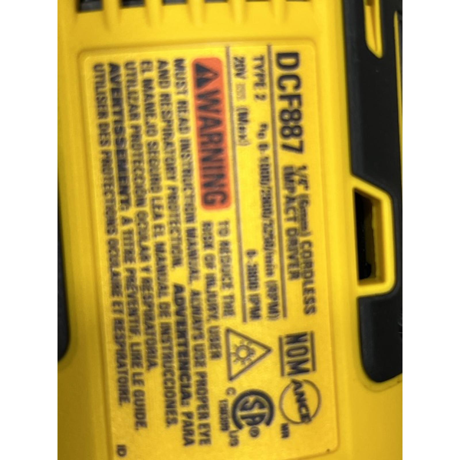 AS-IS Dewalt DCK449E1P1 20V MAX XR Brushless Lithium-Ion 4-Tool Combo Kit with (1) 1.7 Ah and (1) 5 Ah Battery