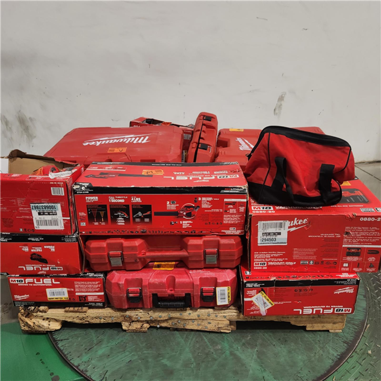 Dallas Location - As-Is MILWAUKEE Tool Pallet