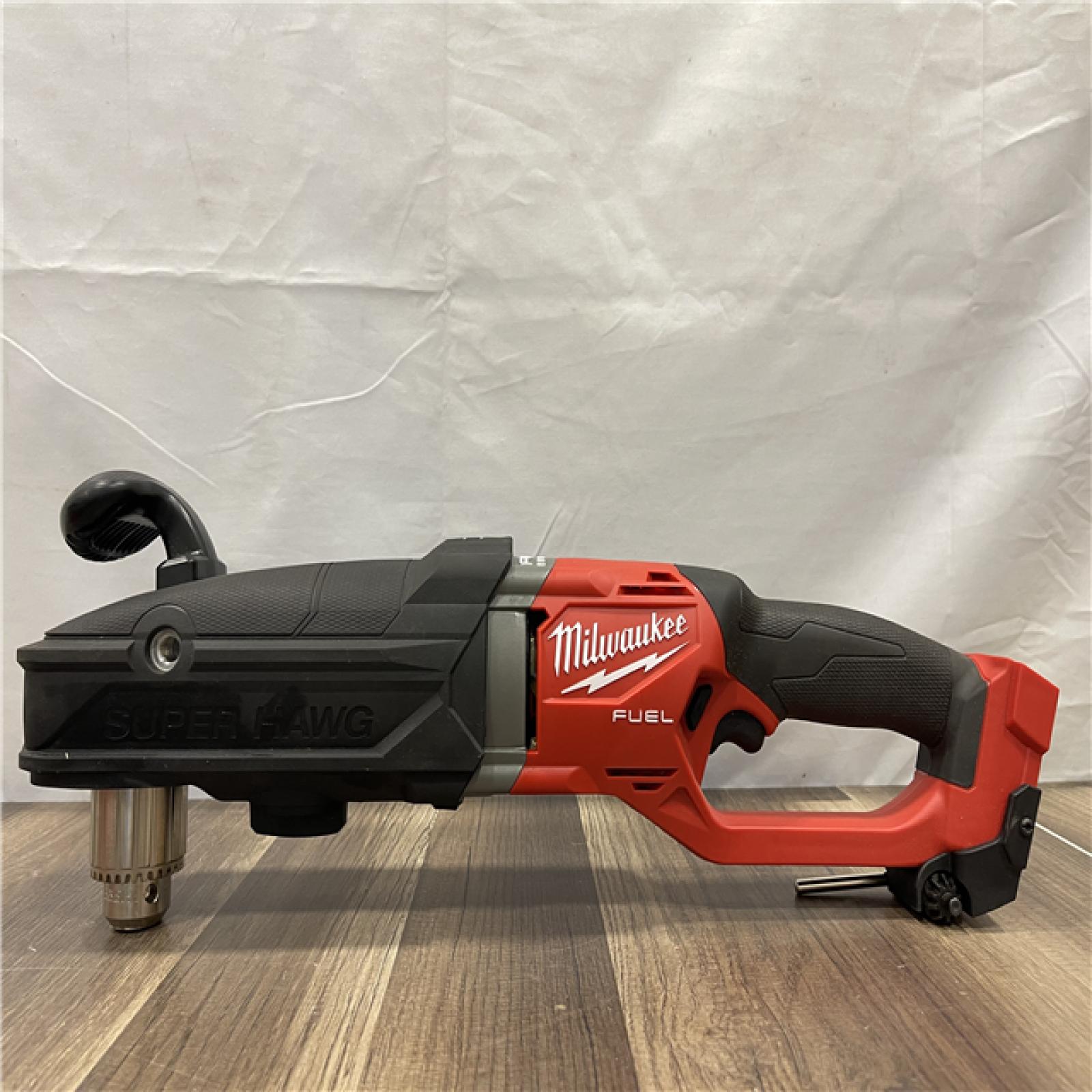 AS-IS Milwaukee M18 FUEL 18V Lithium-Ion Brushless Cordless GEN 2 SUPER HAWG 1/2 in. Right Angle Drill (Tool-Only)